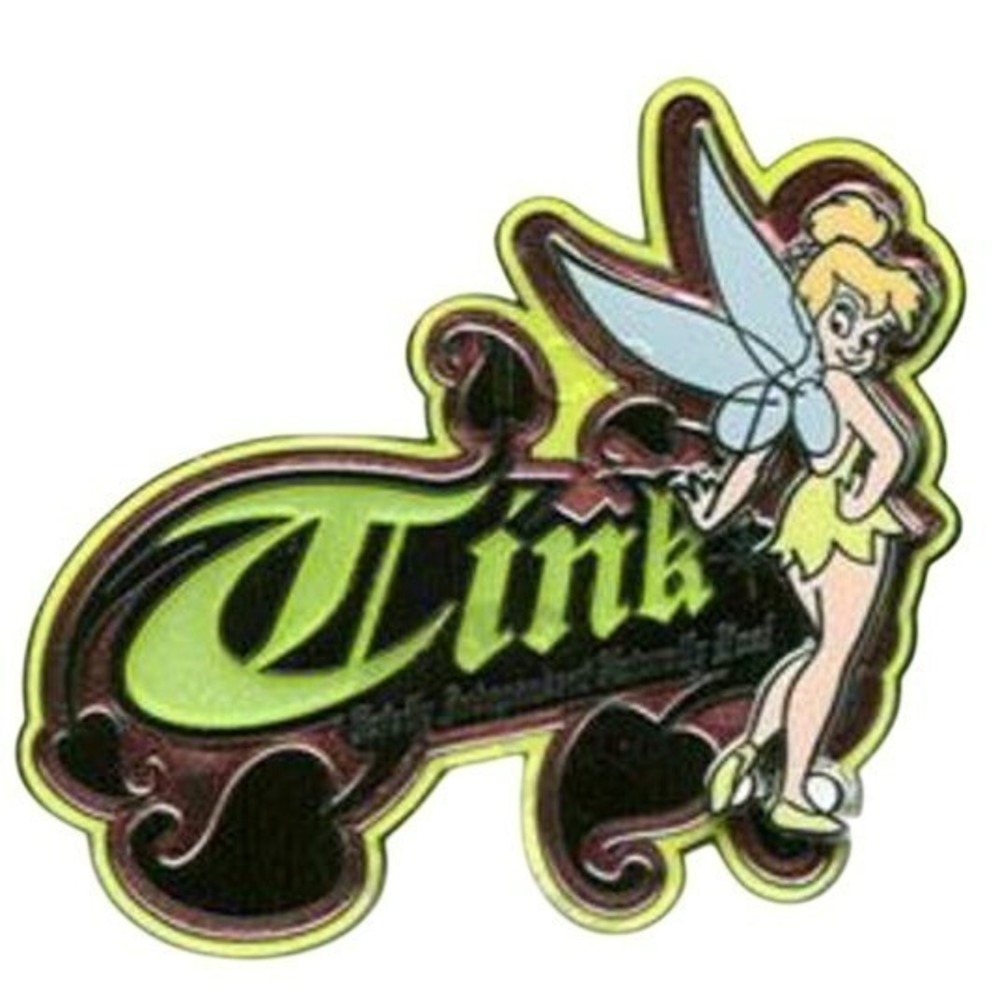 Vintage Disney Pin Tinker Bell Tink Totally Independent Naturally Kool 55217